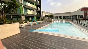 Spacious 2BR Apartment | Binghatti Emerald | Pool & Community View | Unfurnished