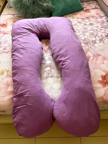 Large U-Shaped Pregnancy / Body Pillow - Purple
