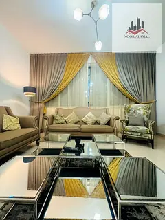 Located in the Al Taawun area of ​​Sharjah, within the "Doctors' Tower," this is a spacious, sup
