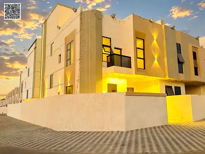 بسعر لقطة وبدون رسوم سنوية للبيع الحليو عجمان فيلا طابقين وروف ٤ غرف نوم ماستر