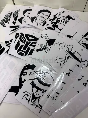 Vinyl sticker customized and personalized
