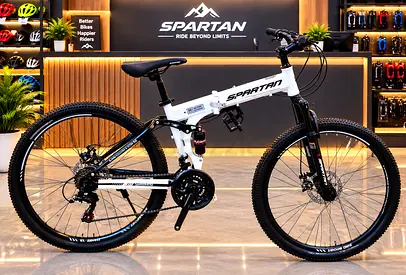 Spartan folding mountain bike - 26" wheel, 21-speed, good condition New