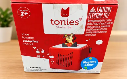 Toniebox Audio Player Starter Set With Playtime Puppy Listen, Learn, And Play With One Huggable Litt
