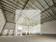 AED 600,000 Only Per Year | Brand-New 16,000 Sq. Ft. Warehouse & Showroom | 200 kW Power | Main Road