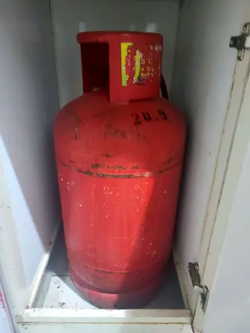 Used 20kg LPG Gas Cylinder - Red