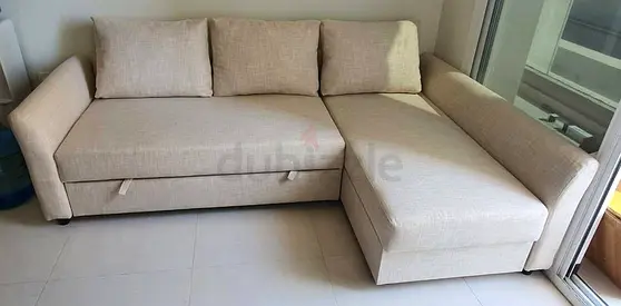 Ikea friheten l shape sofa bed with storage for sell neet and clean  Home delivery available all are