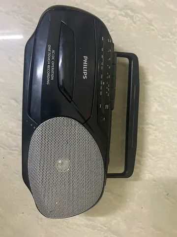 Philips Portable Radio Cassette Player - Working Radio - ROUGH CONDITION