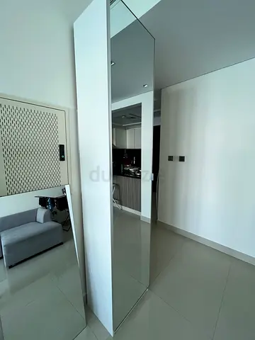 Modern Mirrored Shoe Cabinet