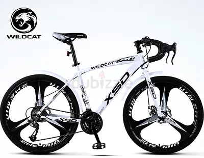 Wildcat Road Bike - Lightweight Frame, Aero Tri-Spoke Wheels