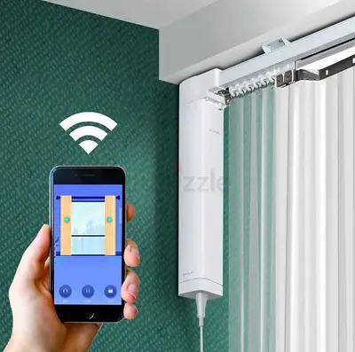 Wi‑Fi Smart Motorized Curtain Track — Remote & App Control