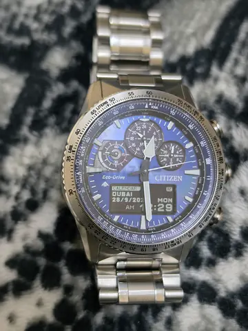 Citizen Eco Drive Watch with world time