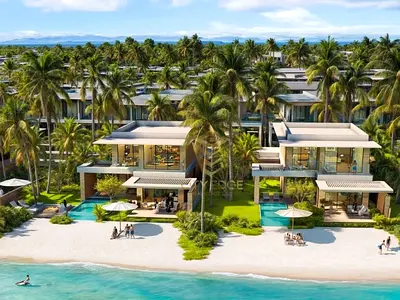 VILLA 5BR BEACHFRONT-DIRECT ACCES-5% DP-FURNISHED