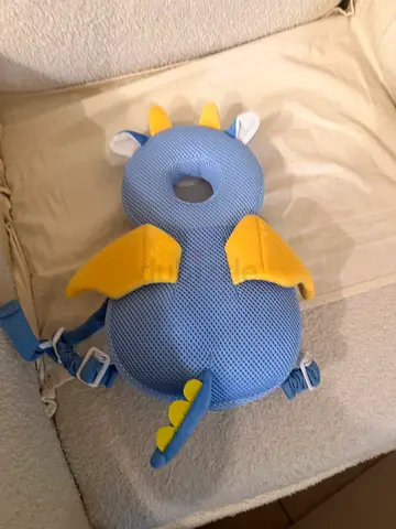 Blue Dragon Baby Head Protection Pillow / Anti-Fall Cushion (Lightly Used)