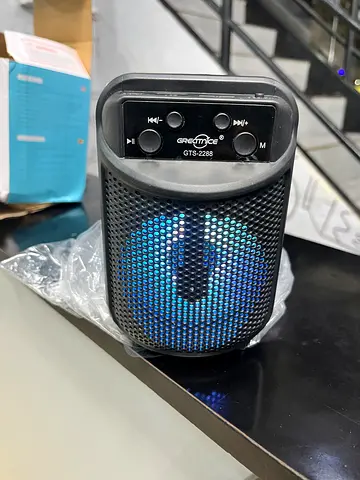 New Creative GTS-2288 Portable Bluetooth Speaker with LED Lights