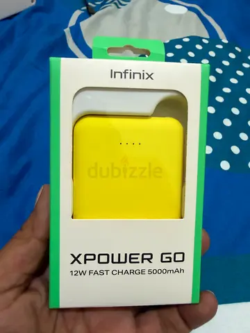 Infinix XPower GO 5000mAh Power Bank - New in Box (Yellow)