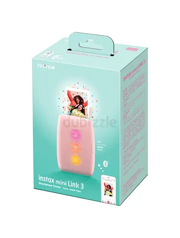 Brand new Fujifilm instax mini Link 3 Portable Smartphone Photo Printer - Pink