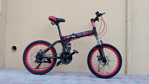 Mountain bicycle foldable size 20" Free delivery used refurbished tyres breaks all ok