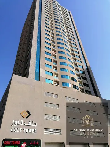 للإيجار السنوي في جولف تاور | مدينة الإمارات | غرفة ماستر | بلكونة | 2 حمام | 4 دفعات | بدون باركن