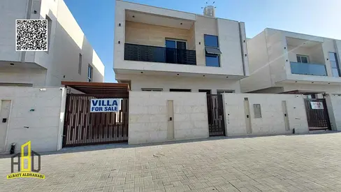 Modern villa with a rooftop terrace on Sheikh Mohammed Bin Zayed Road.