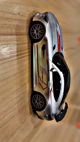 Silver Remote Control Sports Car Toy - 1:24 Scale