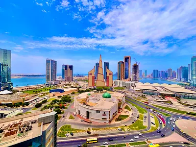 Sea view 3bhk with balcony wardrobes gym pool kids play area near park and near Dubai exit