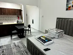 Furnished studio for monthly rent in Al Humaidiya, Ajman – near the Etisalat Center. ✔️ Bills