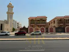 Residential-commercial villa located on a street next to the mosque in Al Muwaihat 3, Ajman. Feature