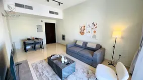 Furnished one-bedroom apartment with new furniture, first occupancy