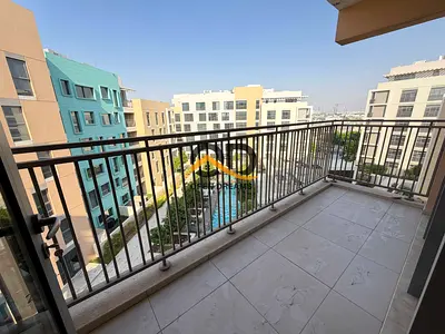 Close kitchen// pool view//spacious layout// one bedroom Al zahia