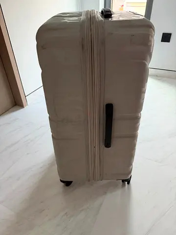 Brit Bag White Hard Shell Roller Suitcase British Flag 72.5 x 45 x 36cm