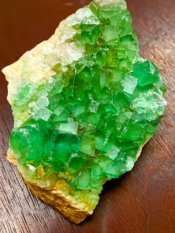 Beautiful Natural green geode-gemstone like Paraiba Tourmaline cartier chopard van cleef
