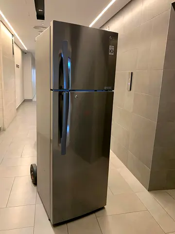 LG fridge freezer Steel And Steel excellent condition