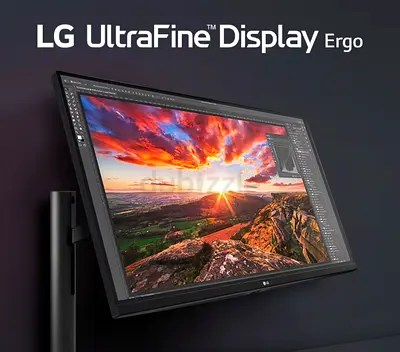 LG 32 Inch UltraFine™ Display Ergo Monitor, UHD 4K IPS Display, HDR10, USB Type-C, Black