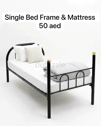 Single Bed Frame & Mattress
