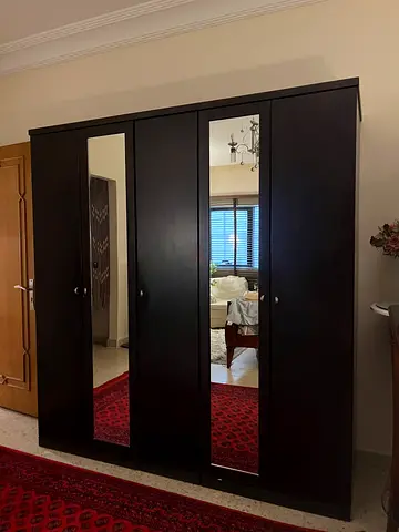 Full size wooden closet
