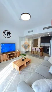 1 Bedroom Apartment for Sale in Aljada Pool View Rented 50k