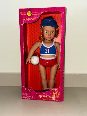 Brand New Our Generation Doll "Magnolia" (Volleyball Champion)