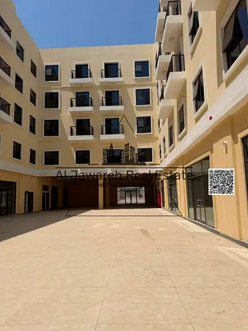 One bedroom, living room, two bathrooms, private parking, and an external view – Al Zahia, Ajman.