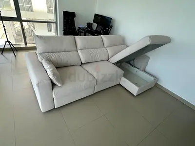 Ikea eskilstuna L shape sofa bed with storage
