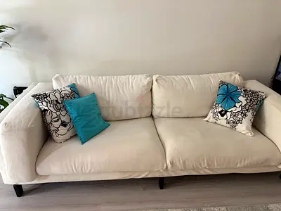 2 IKEA sofas + sofa tables