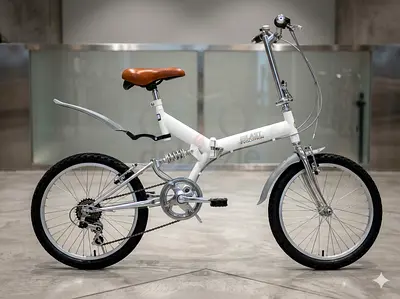 20" PLAT Folding Bike with Rear Suspension – Great Condition!