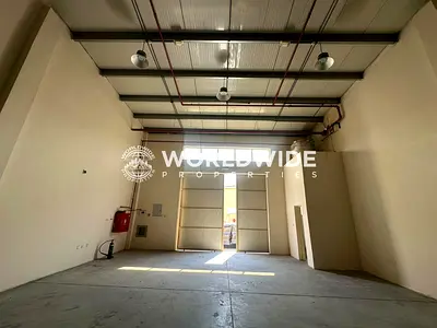 2 Adjacent Warehouses for Rent in Al Jurf Industrial 3, Ajman | 5,000 Sqft Total | 50 kW Power | 4 Cheques