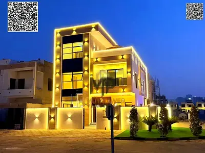 Luxury Corner Villa with Pool for Sale in Al Zahia – Ajman | Near Sheikh Mohammed Bin Zayed Road & Behind the New Shops | Registration & Ownership Fee