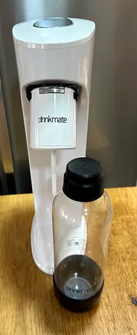 Drinkmate Home Soda Maker with Reusable Bottle - White