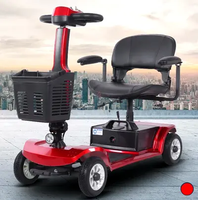 Megawheels S02 Senior Electric Mobility Scooter – 360° Swivel Comfort Seat