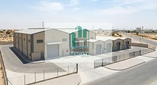 income-generating 10 Warehouses +Labour Accommodation for sale in Jurf Industrial 3, Ajman