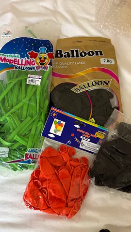 Assorted Halloween Balloon Packs for Modeling and Parties - New & Unused