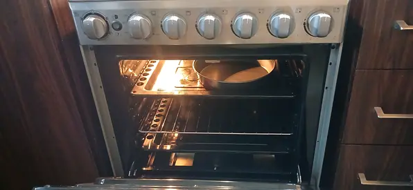 Midea Gas Stove cooker and Oven with Glass Door 60x60