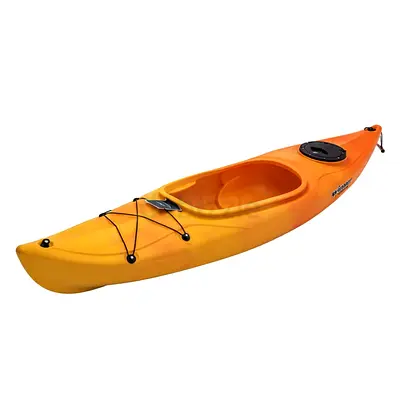 Vini 1 Person Touring Kids Kayak with Paddle - Yellow/Orange