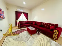 Luxury apartment, second occupancy, one bedroom, living room with open balcony. Ajman, Al Muwaihat.